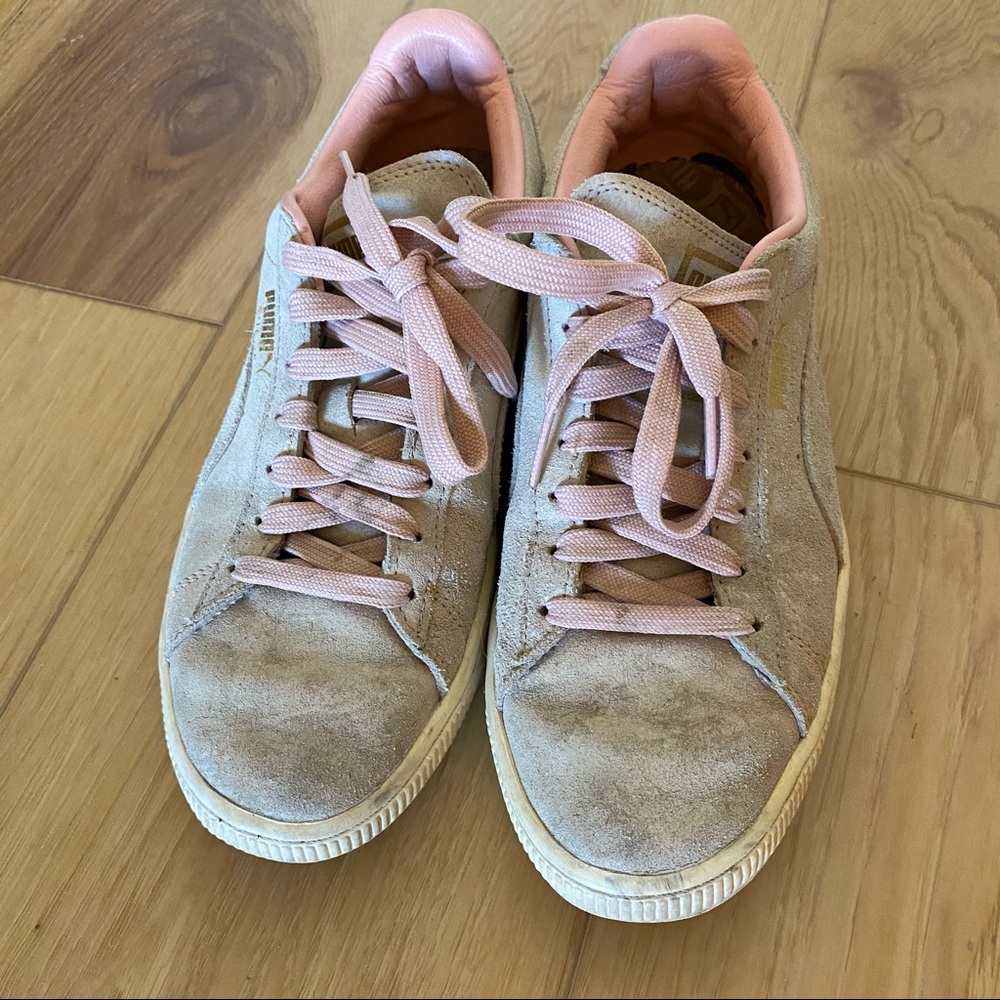 Puma Suede Classic Shine Women's Sneakers Pink US7.5